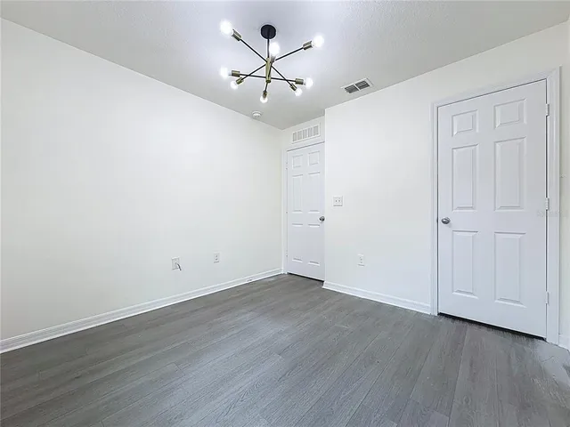 wooden floor in an empty room