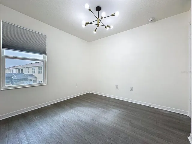 wooden floor in an empty room
