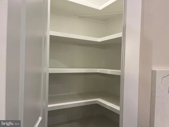 a close view of closet