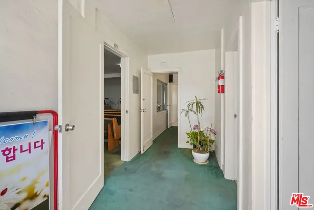 a view of an entryway door