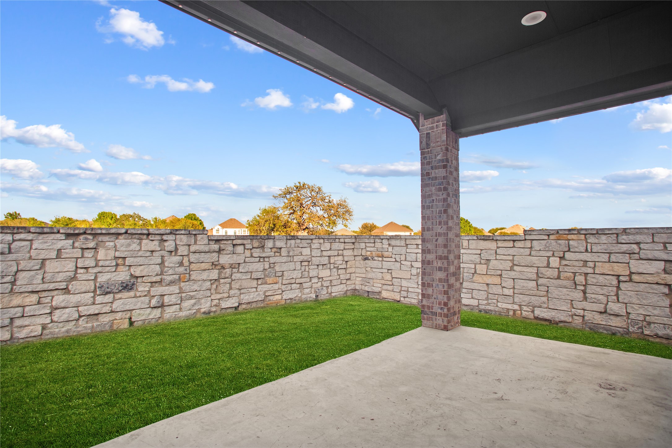 369 Cold Riv Run Kyle, TX 78640 - Photo 28 of 40 Fenced backyard with a patio