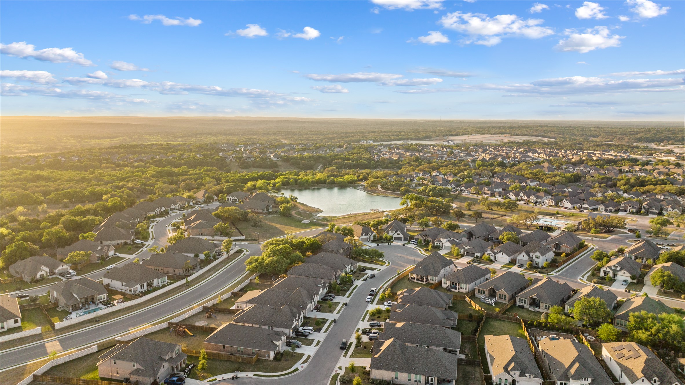 369 Cold Riv Run Kyle, TX 78640 - Photo 33 of 40 Aerial perspective of the neighborhood.