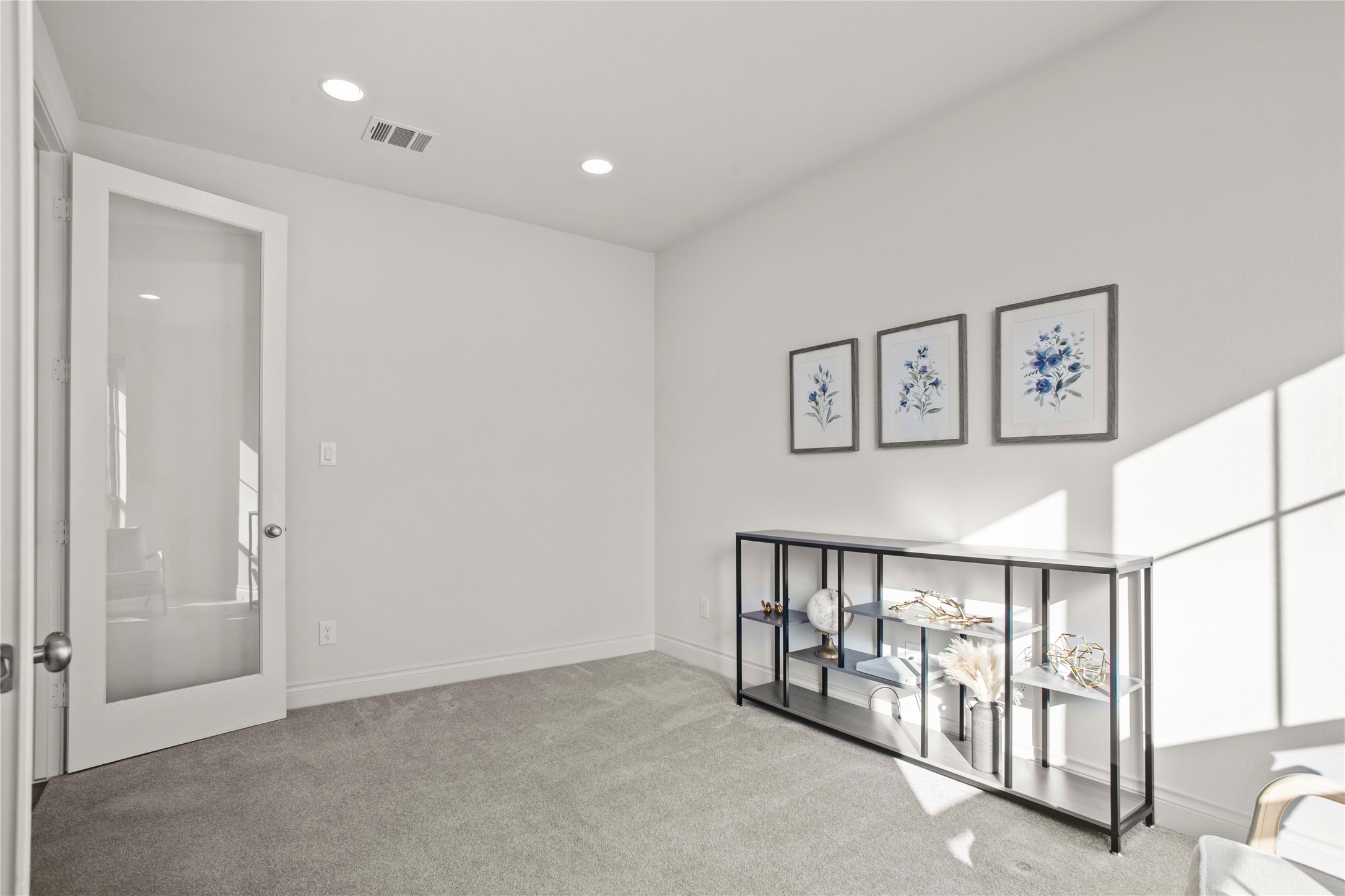 369 Cold Riv Run Kyle, TX 78640 - Photo 6 of 40 Large home office with glass double doors.