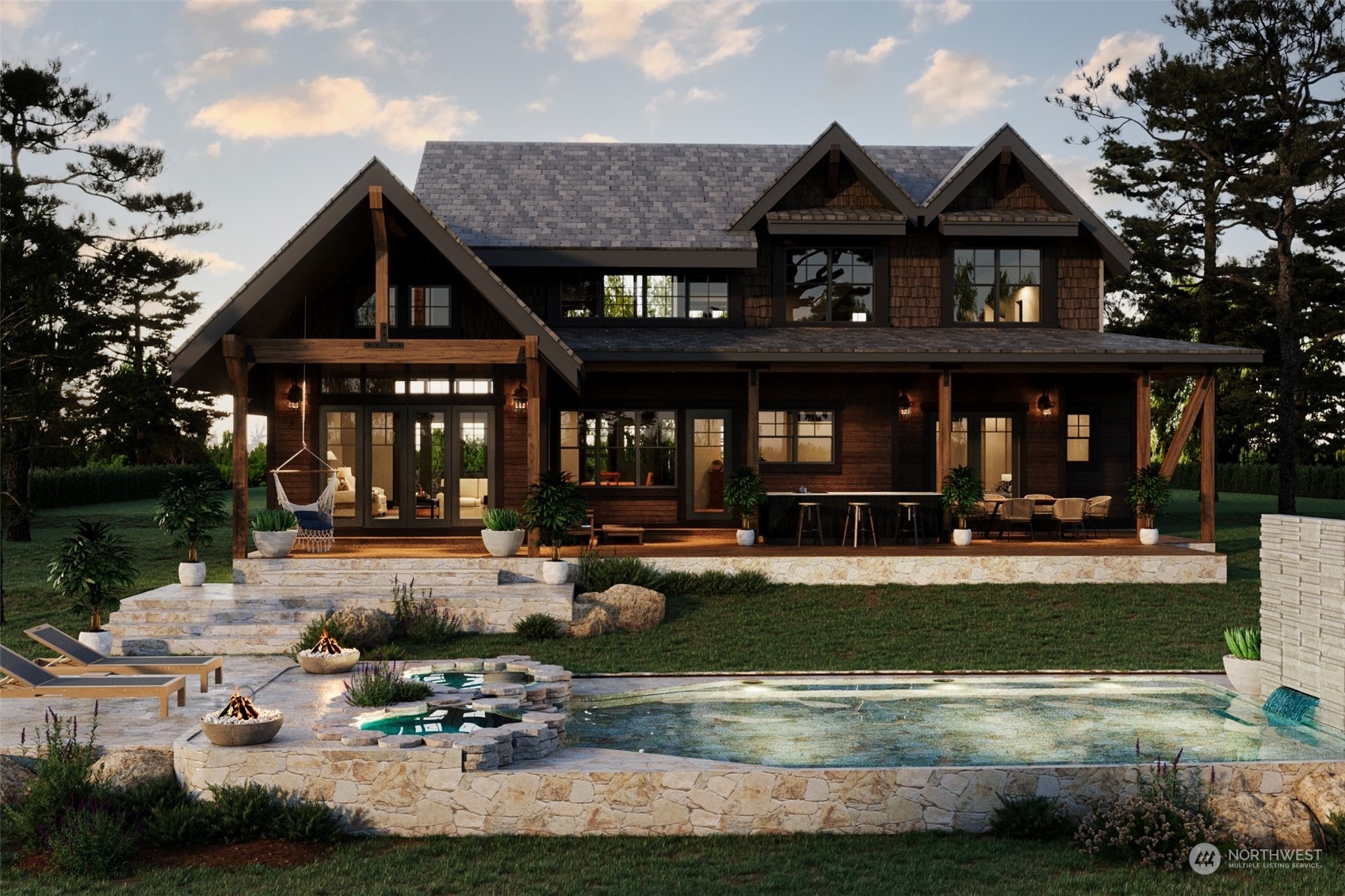 961 Larkspur Loop Cle Elum, WA 98922 - Photo 2 of 17 a view of a house with backyard porch and sitting area