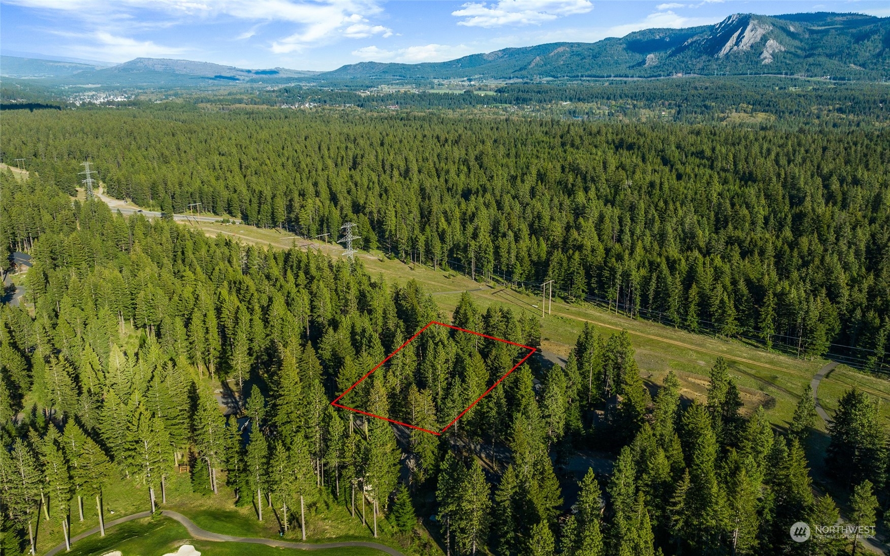 961 Larkspur Loop Cle Elum, WA 98922 - Photo 6 of 17 a view of a lush green forest with a lake and mountain view