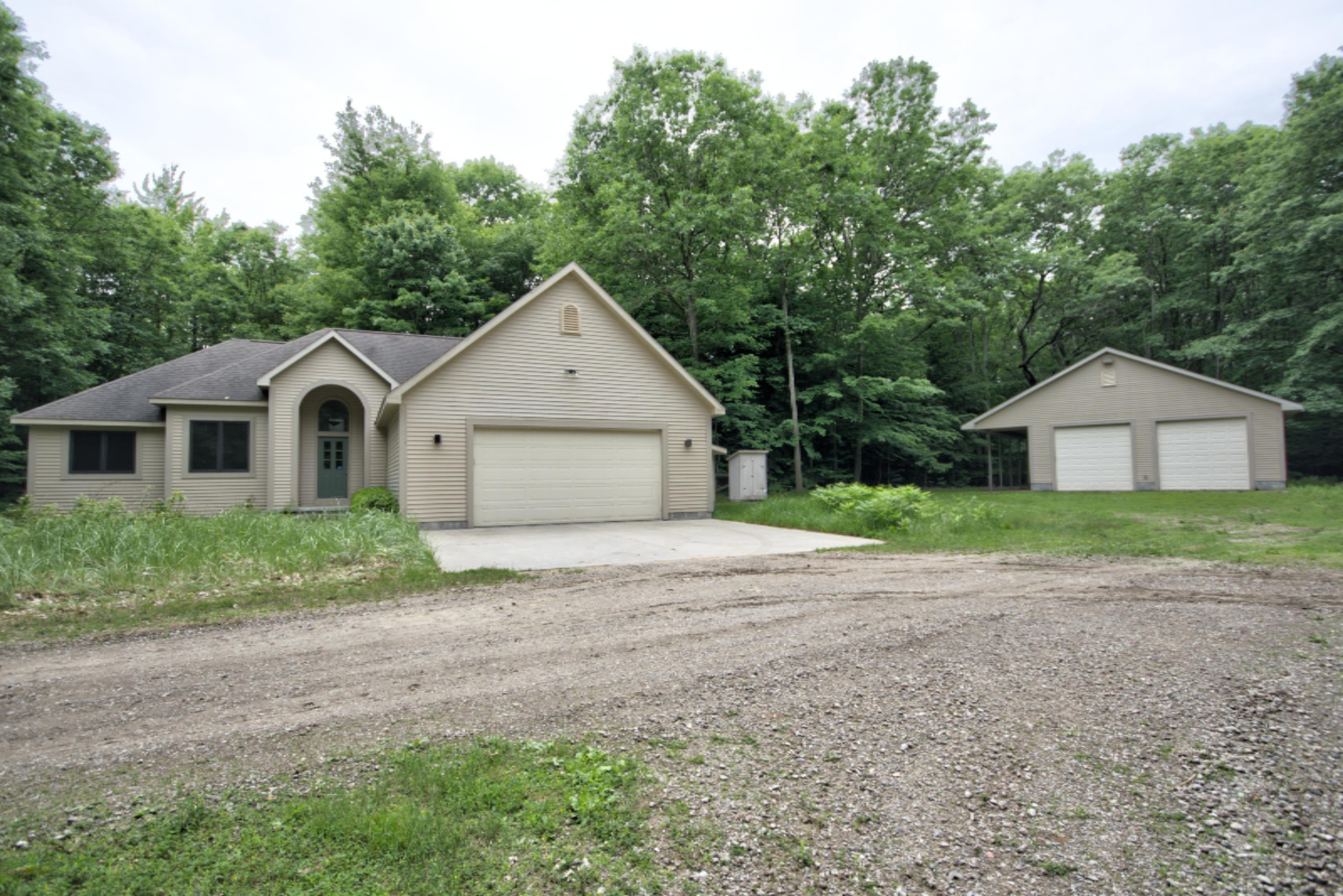 5805 Nestrom Road Whitehall, MI 49461 - Photo 1 of 26 House and Pole Barn