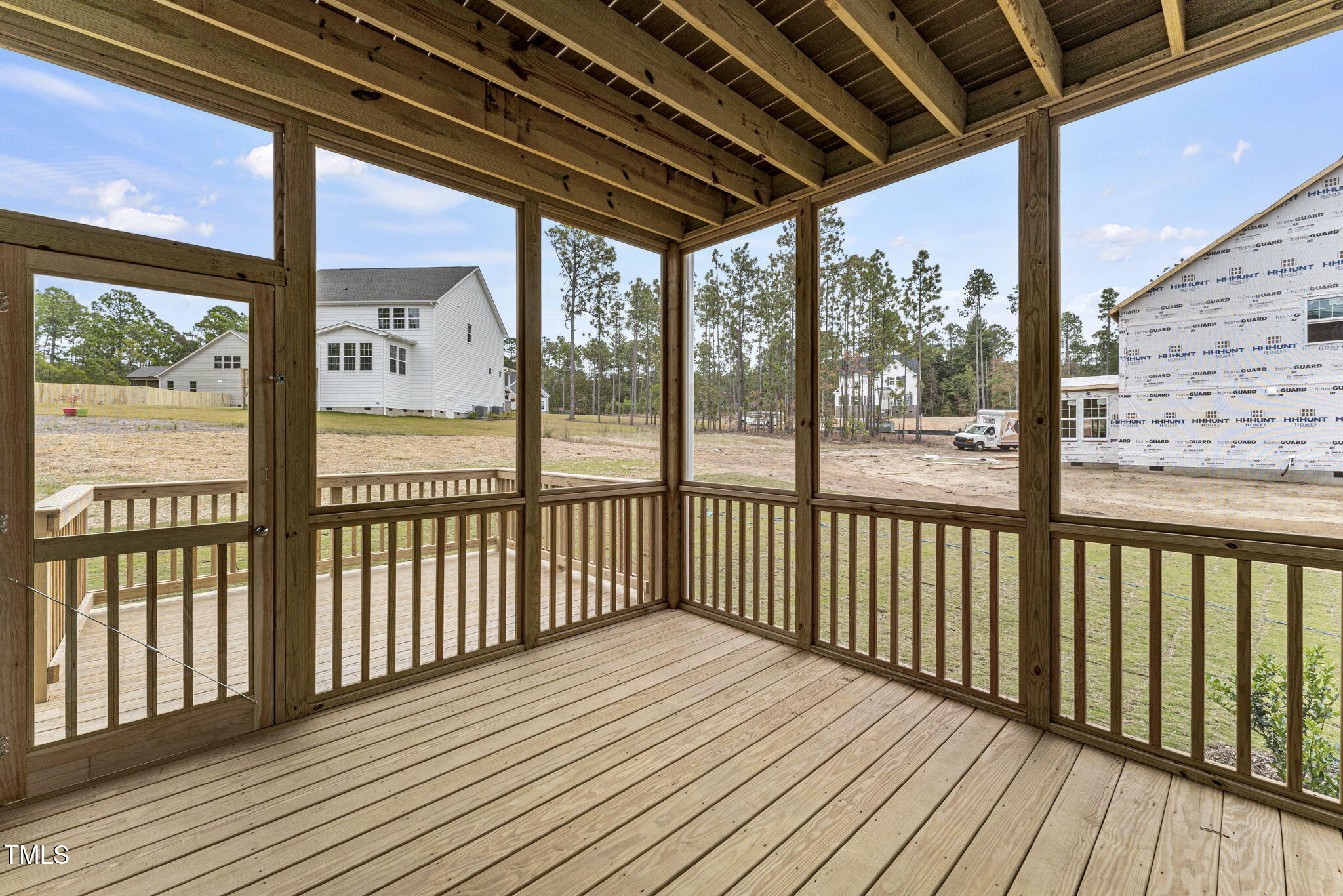 134 Ivy Rdg Road Chapel Hill, NC 27516 - Photo 33 of 37 a view of a balcony with wooden floor