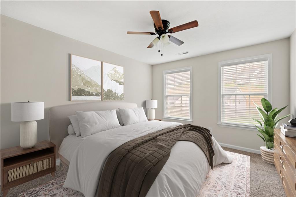 4441 Walnut Ridge Circle McDonald, PA 15057 - Photo 16 of 25 Generously sized secondary bedroom on the upper level*Virtually Staged*