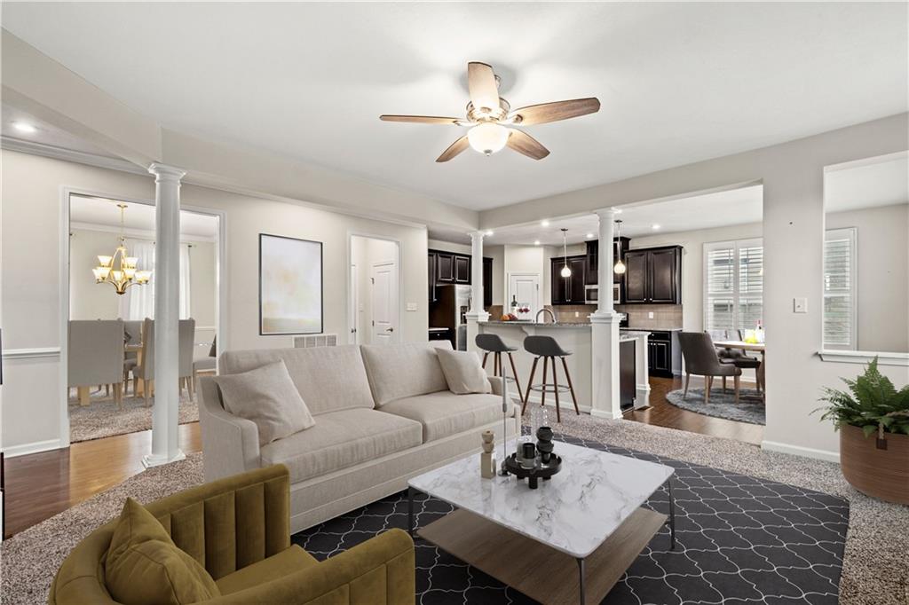 4441 Walnut Ridge Circle McDonald, PA 15057 - Photo 8 of 25 An open layout, perfect for hosting plus a breakfast bar providing additional seating!*Virtually Staged*