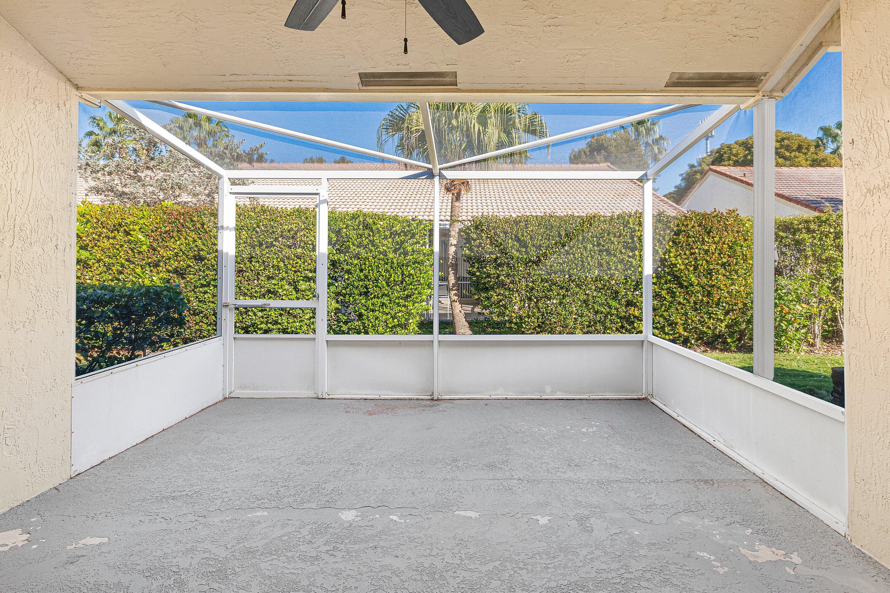 6081 Heliconia Road Delray Beach, FL 33484 - Photo 26 of 39 Private Screen Patio
