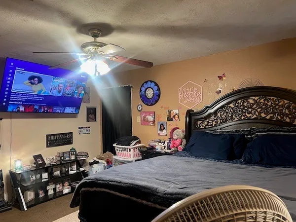 a view of a door and chair