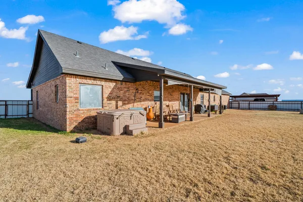 a house view with a outdoor space
