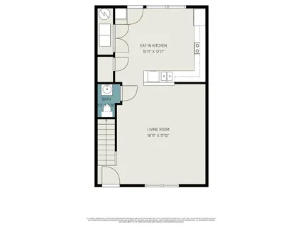 a picture of a bench in front of a door