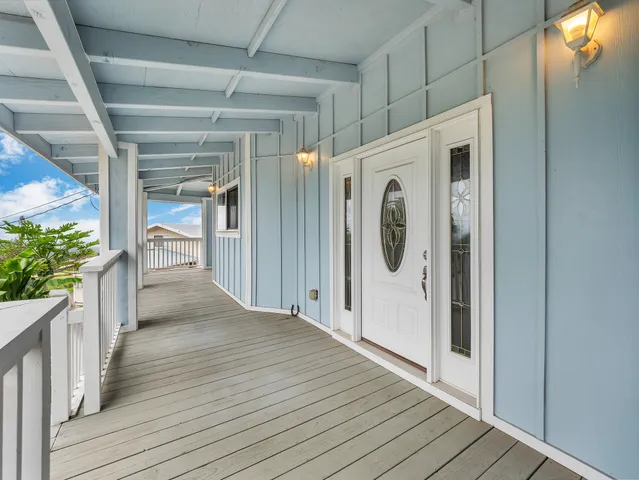 a view of a house with wooden floor