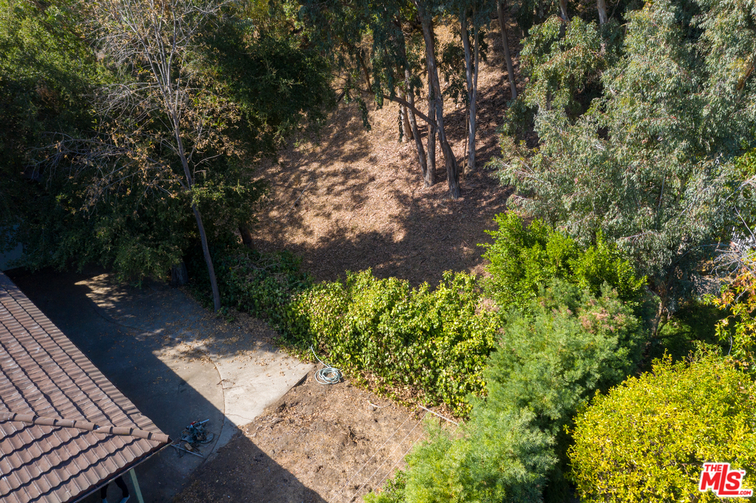 3469 Mandeville Canyon Road Los Angeles, CA 90049 - Photo 5 of 10 a backyard of a house with lots of green space