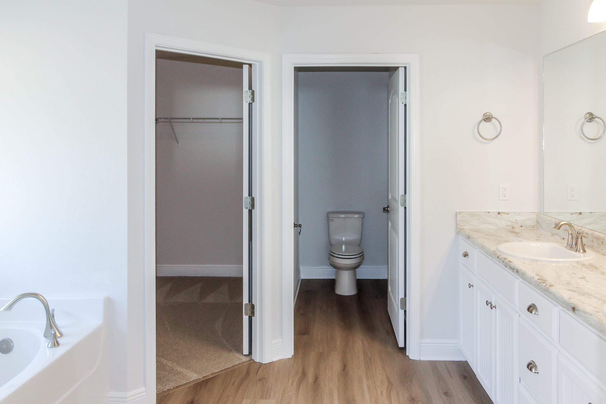 2613 Prominence Lane Crestview, FL 32536 - Photo 18 of 20 a bathroom with a sink toilet and shower