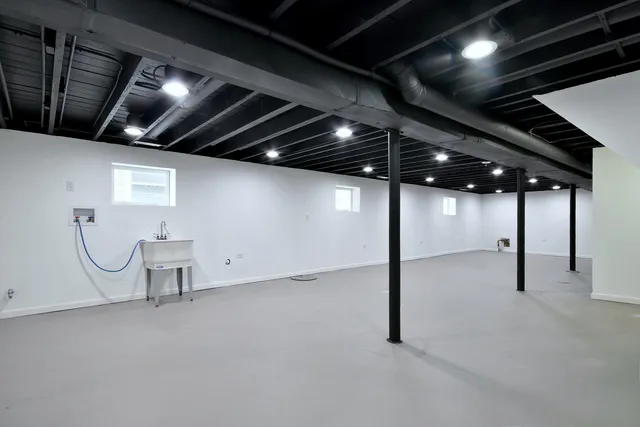 a view of a projector room with a projector