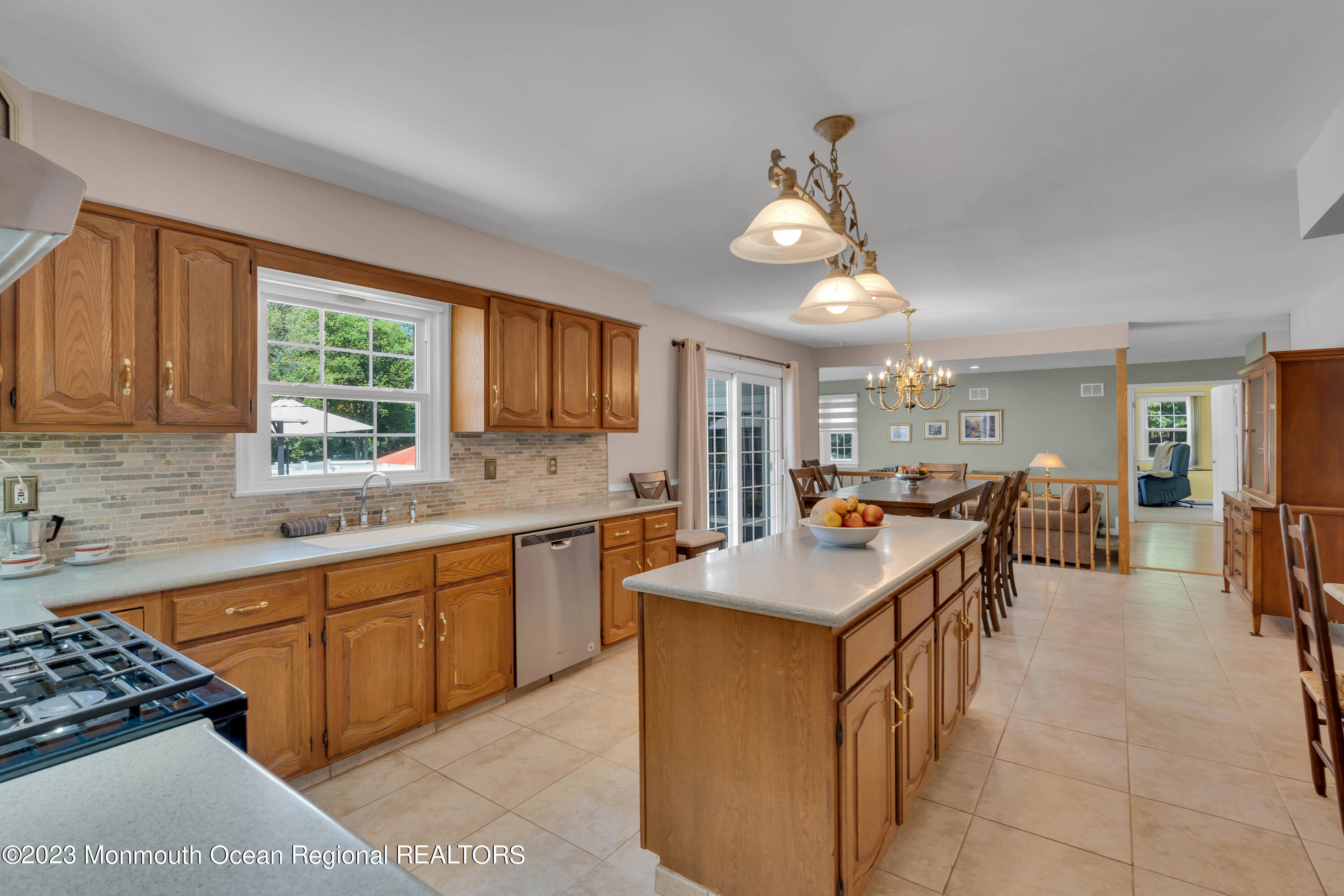 15 Old Scots Road Marlboro, NJ 07746 - Photo 12 of 59 a kitchen with kitchen island granite countertop lots of counter top space
