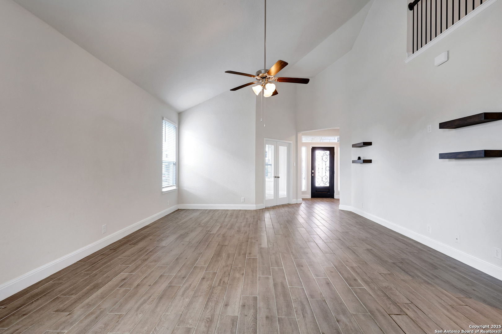 618 Bronze Streme Cibolo, TX 78108 - Photo 6 of 27 a view of empty room with wooden floor and fan