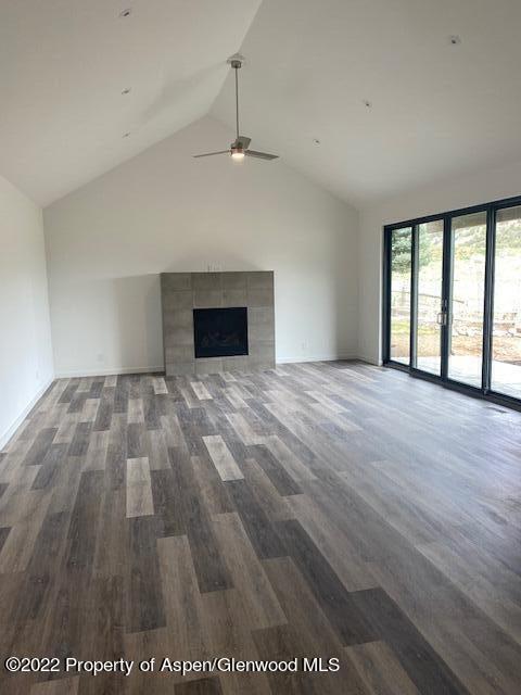298 Blackhawk Drive New Castle, CO 81647 - Photo 7 of 15 a view of an empty room with a fireplace and a window