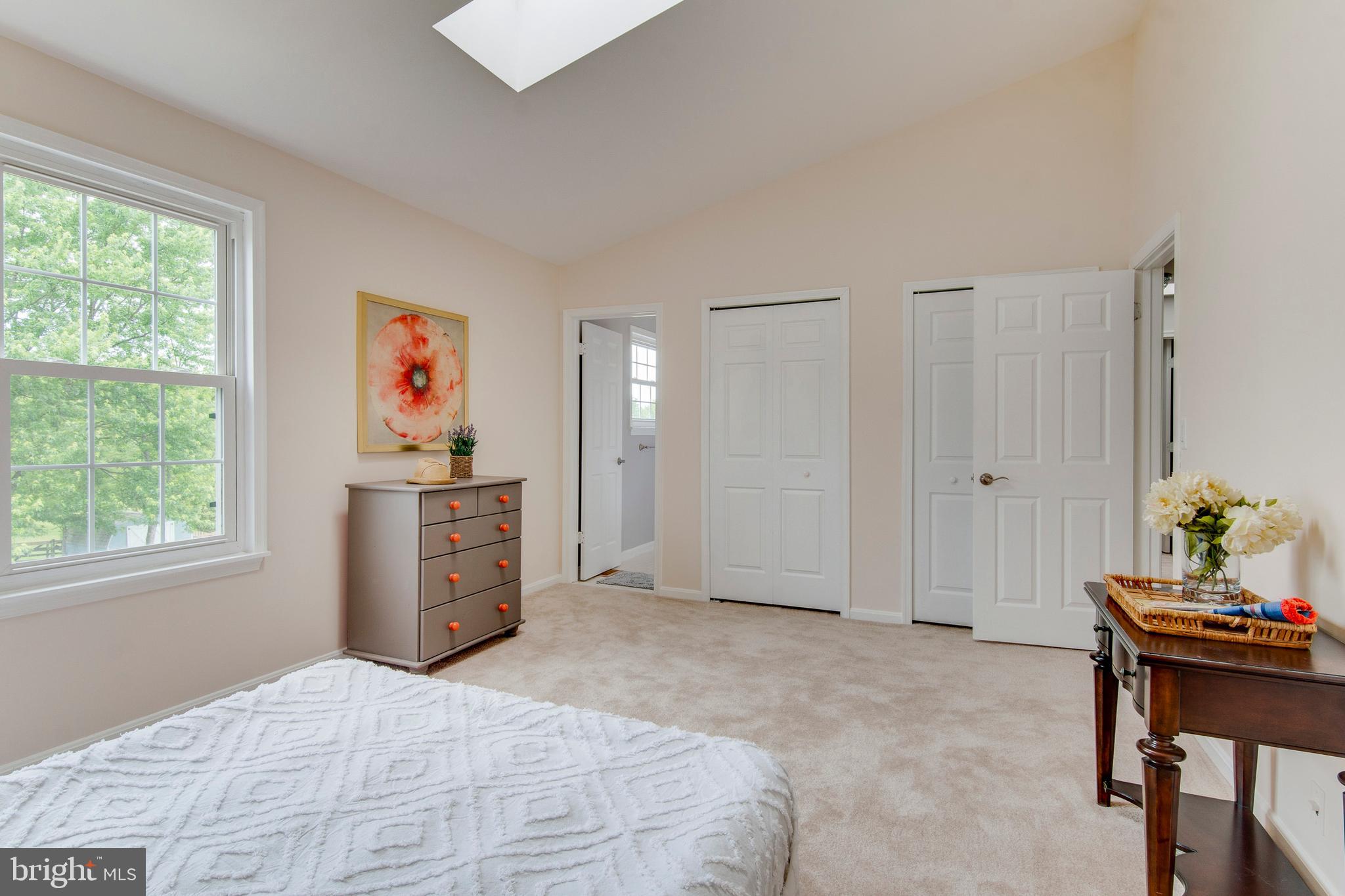 4202 Haycoke Road Baltimore, MD 21236 - Photo 29 of 40 Master bedroom View of Closets and Full Bath Door