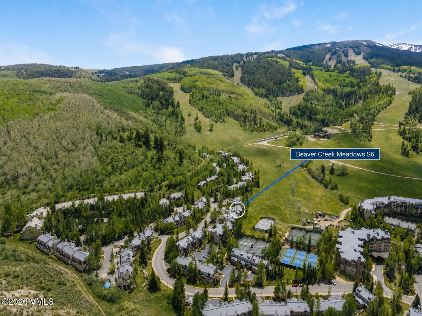450 Offerson Road, Unit S6 Beaver Creek, CO 81620 - Photo 2 of 38 Aerial w lables