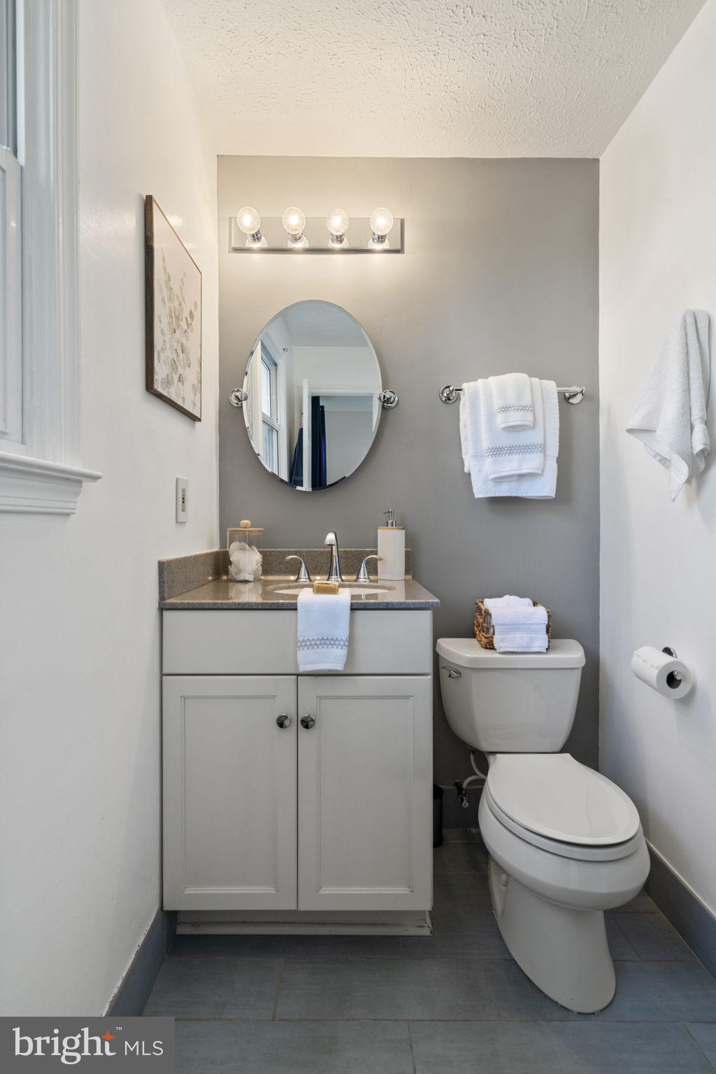 18607 Cabin Road Triangle, VA 22172 - Photo 28 of 64 a bathroom with a toilet a sink and mirror