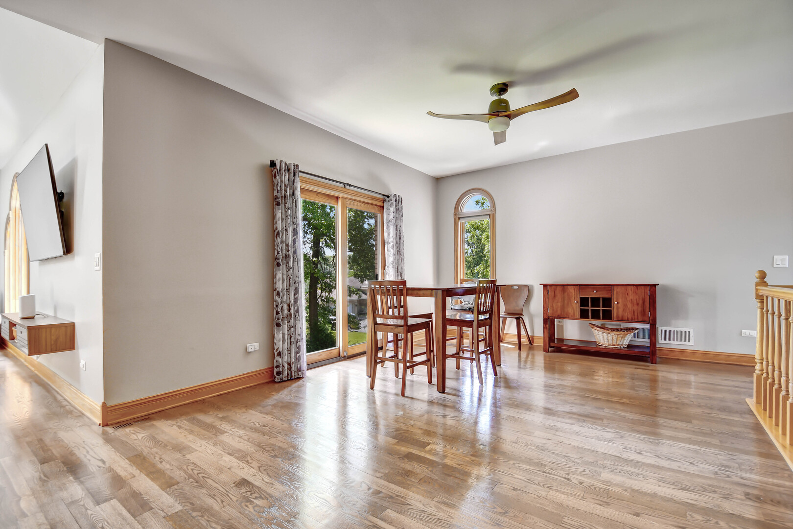 1383 Gordon Lane Lemont, IL 60439 - Photo 14 of 54 a living room with furniture and a wooden floor