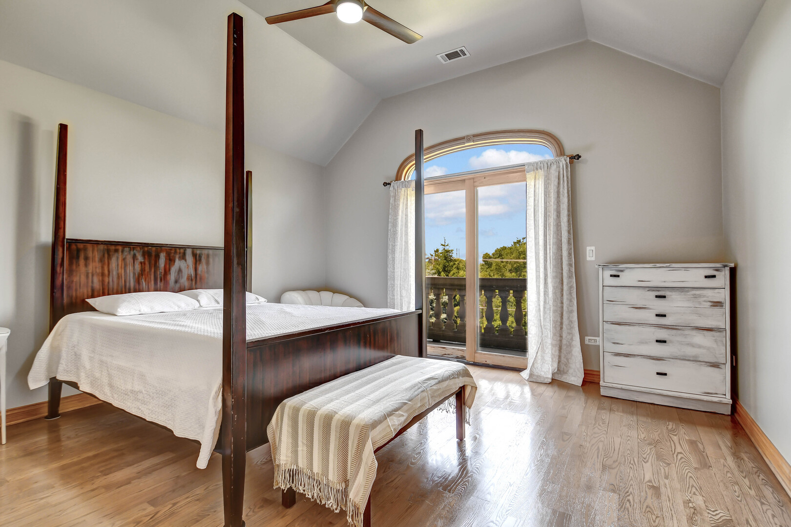 1383 Gordon Lane Lemont, IL 60439 - Photo 28 of 54 a bedroom with a bed a lamp and window