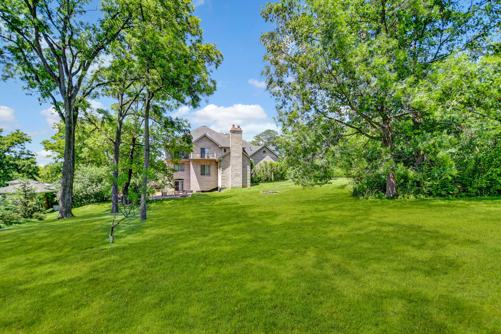 1383 Gordon Lane Lemont, IL 60439 - Photo 42 of 54 a view of a big yard with plants and large trees