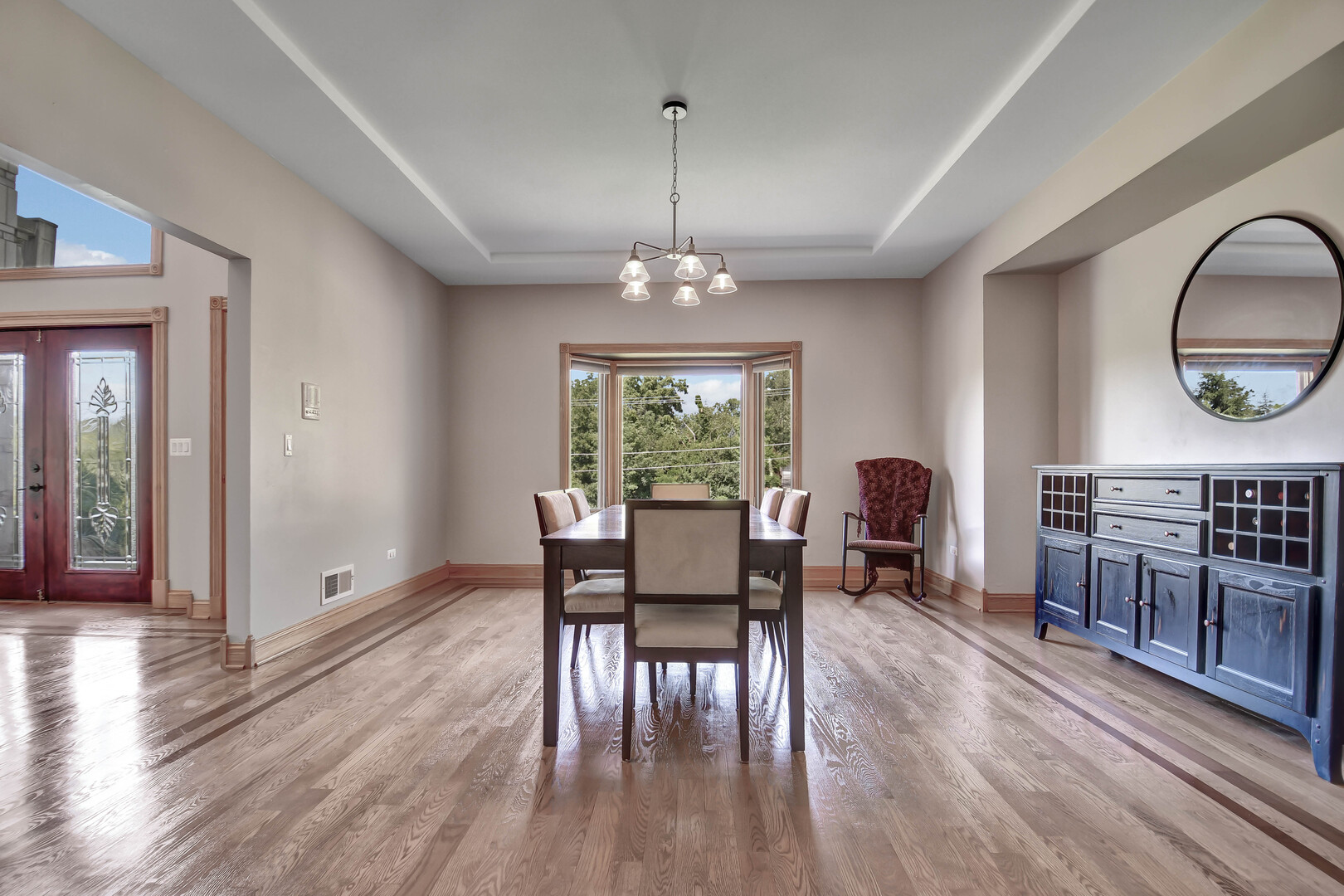 1383 Gordon Lane Lemont, IL 60439 - Photo 5 of 54 a view of a dining room with furniture window and wooden floor
