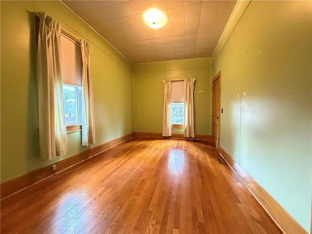wooden floor in an empty room