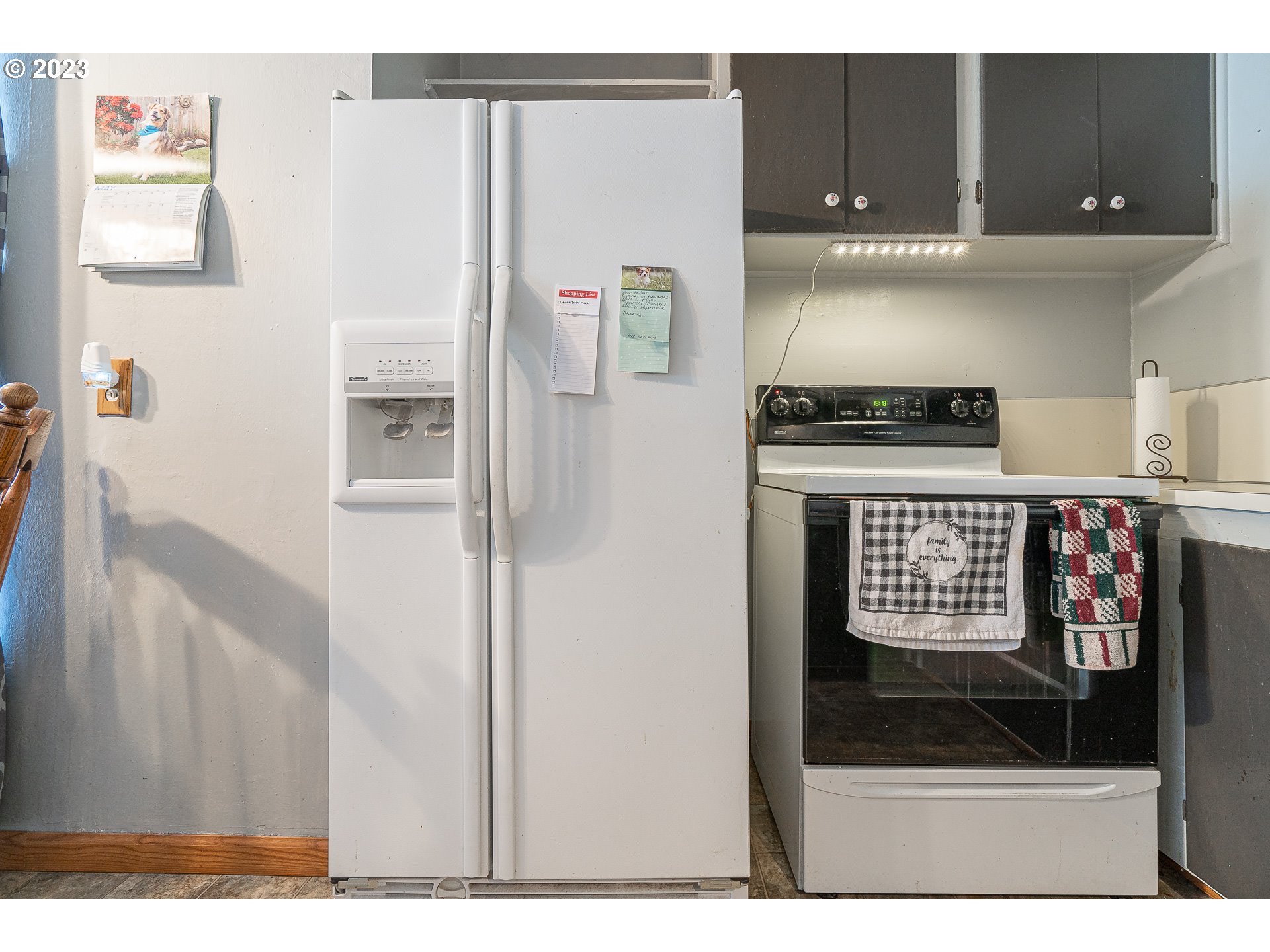 1639 F Street Springfield, OR 97477 - Photo 8 of 32 a kitchen with stainless steel appliances a refrigerator and a stove
