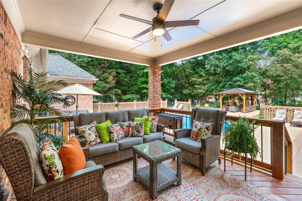 2065 Innsfail Drive Snellville, GA 30078 - Photo 49 of 71 a outdoor living space with furniture and garden view