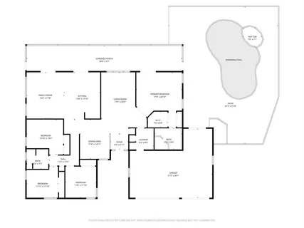 a front view of a house with a yard and a garden