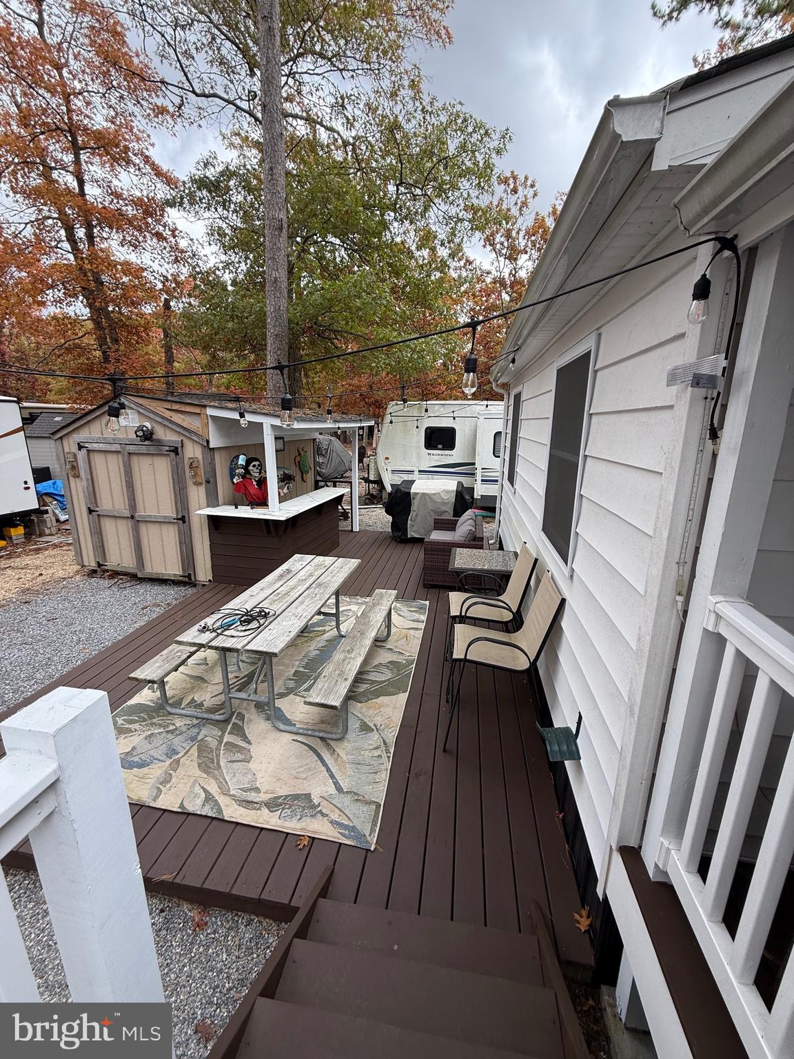 515 Corsons Tavern Road, Unit D22 Ocean View, NJ 08230 - Photo 13 of 18 shed with bar