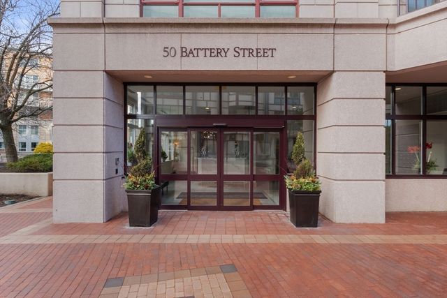 a view of entrance front of the building