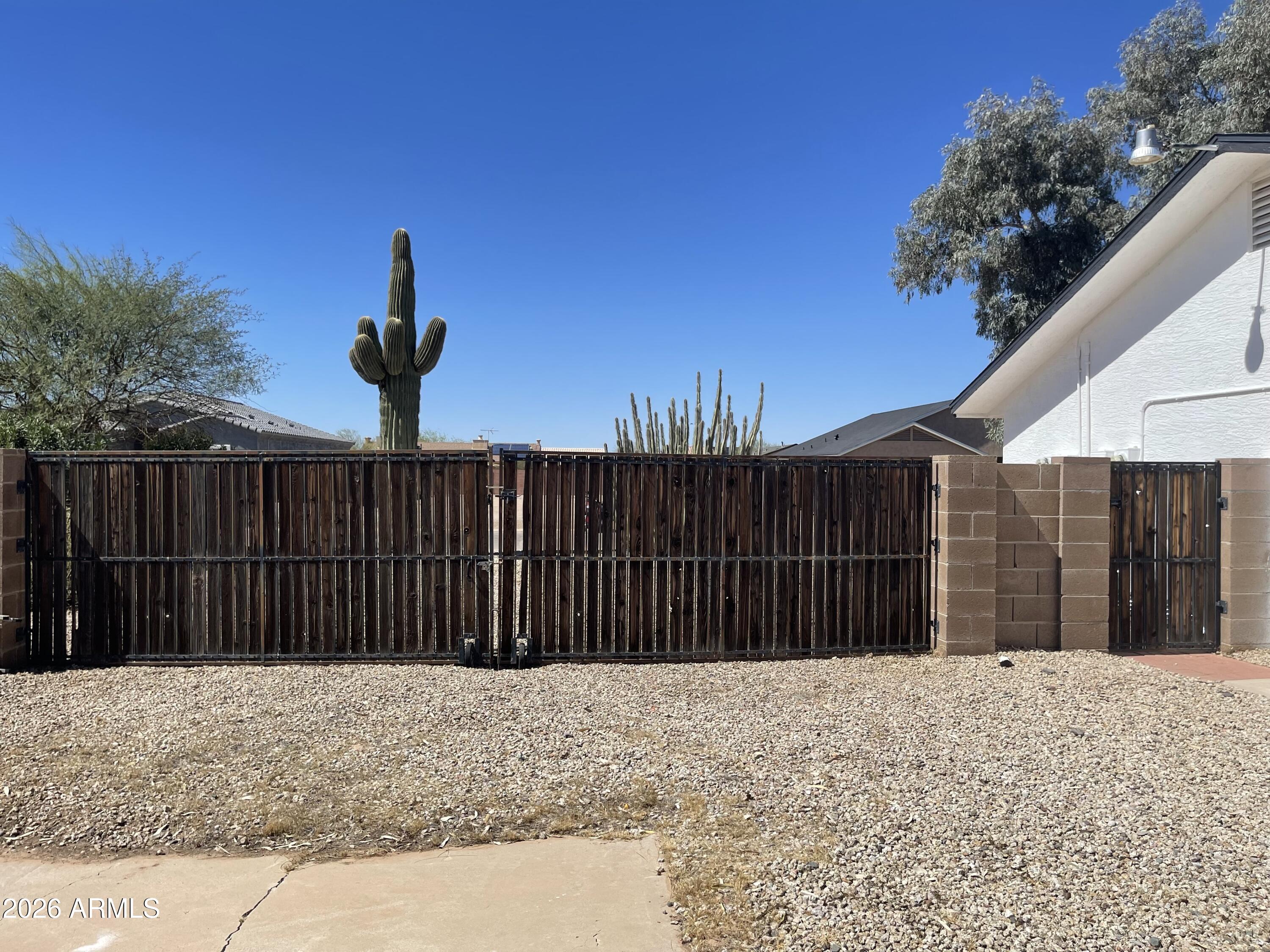 14555 South Acapulco Road Arizona City, AZ 85123 - Photo 46 of 46 Large RV Gate