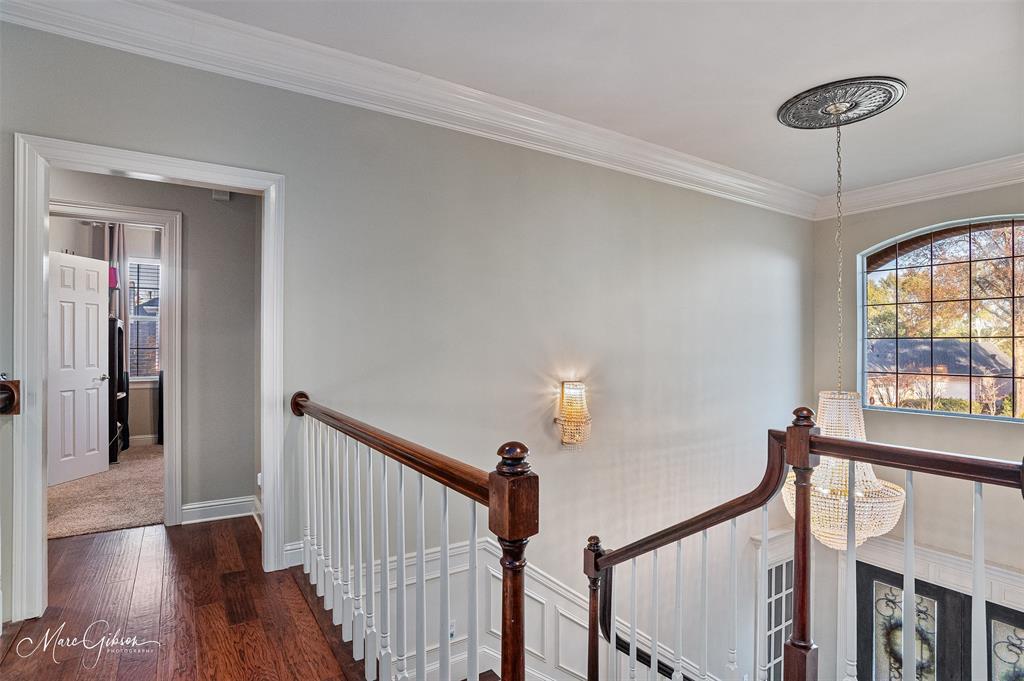 1310 Bay Ridge Drive Bossier City, LA 71111 - Photo 26 of 37 a view of a hallway with wooden floor and entryway