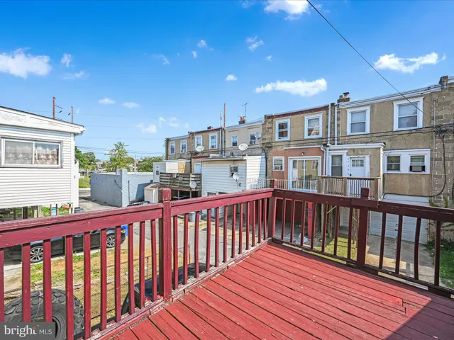 a view of a roof deck