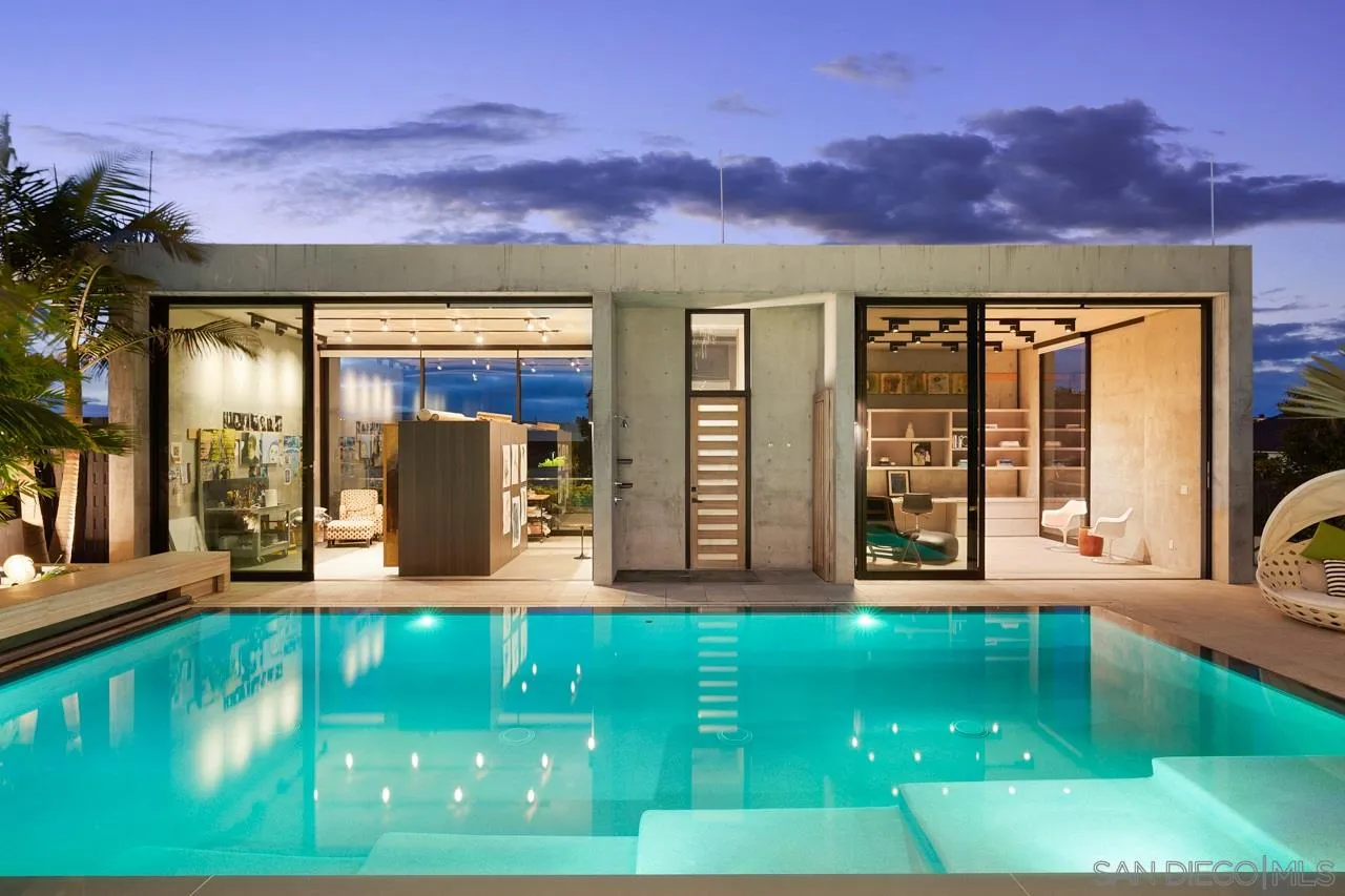 1228 Park Row La Jolla, CA 92037 - Photo 2 of 35 a front view of a house with a yard