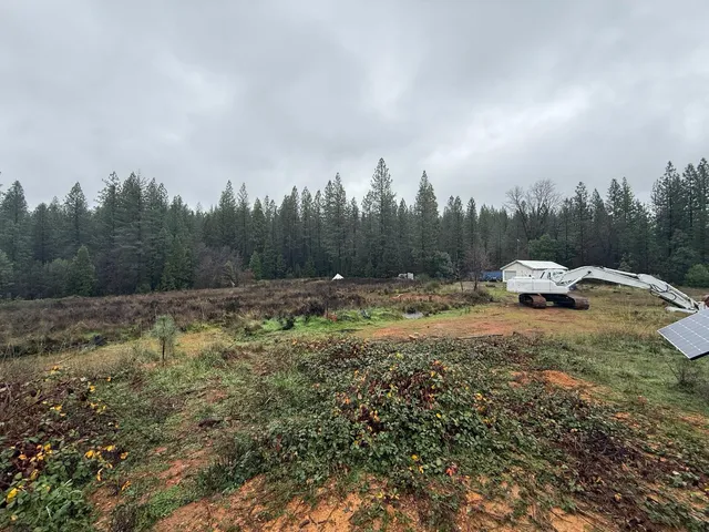 a view of a back yard