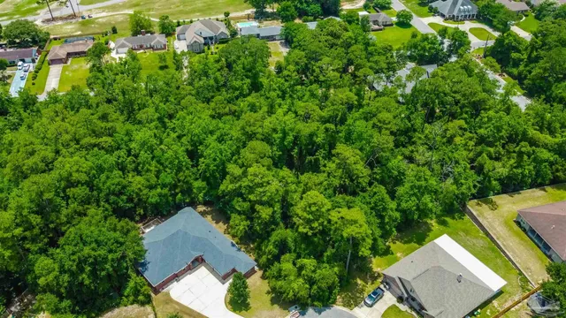 a bird view of a house