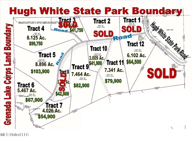 $79,900 | 211 Hugh White State Pk Road, Grenada, MS 38901