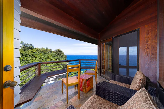 a outdoor living space with furniture