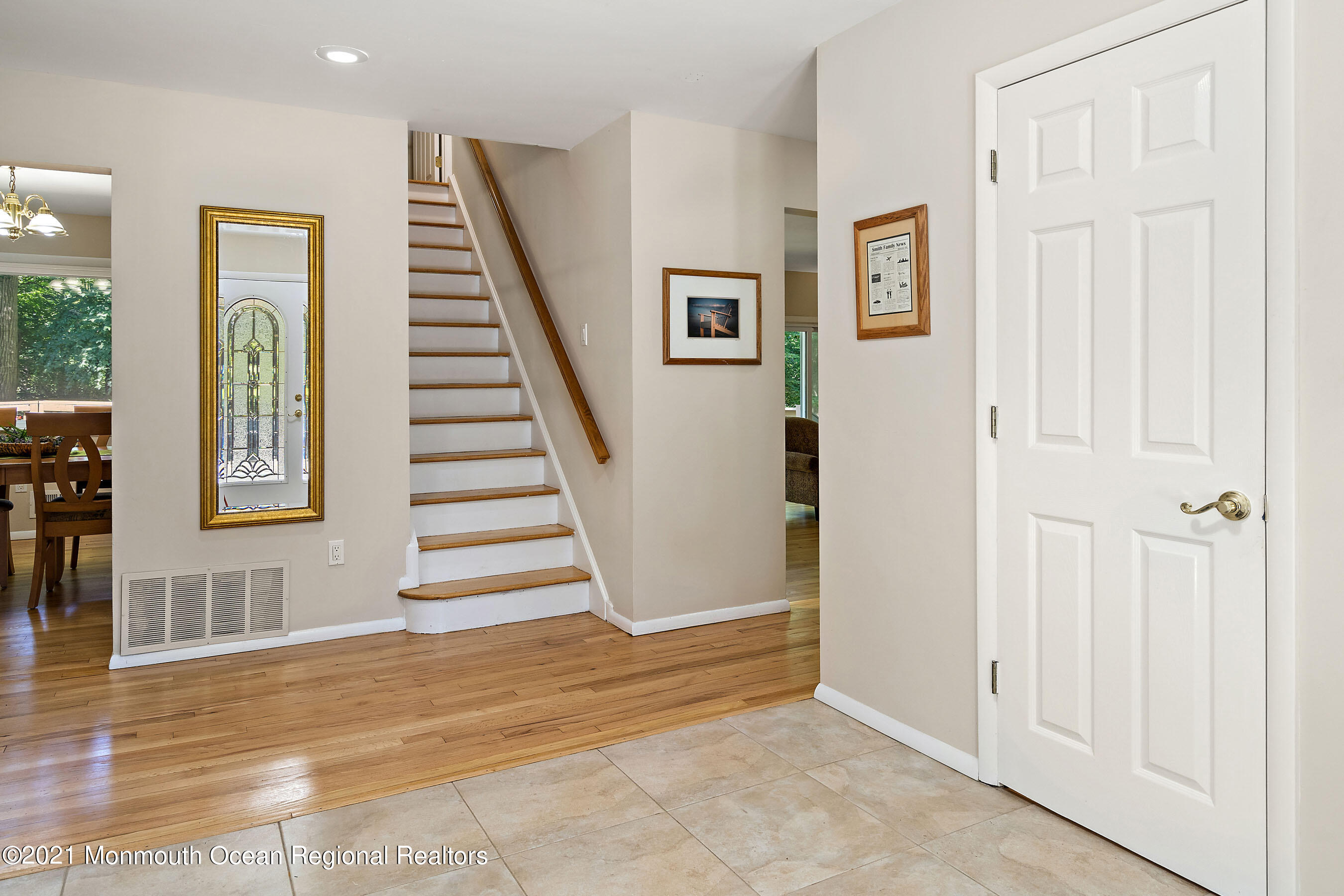 88 Beechwood Road Lincroft, NJ 07738 - Photo 5 of 33 a view of entryway with furniture and wooden floor