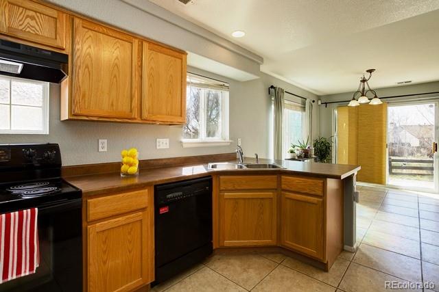 20000 Mitchell Place, Unit 53 Denver, CO 80249 - Photo 12 of 40 a kitchen with a sink stove and cabinets