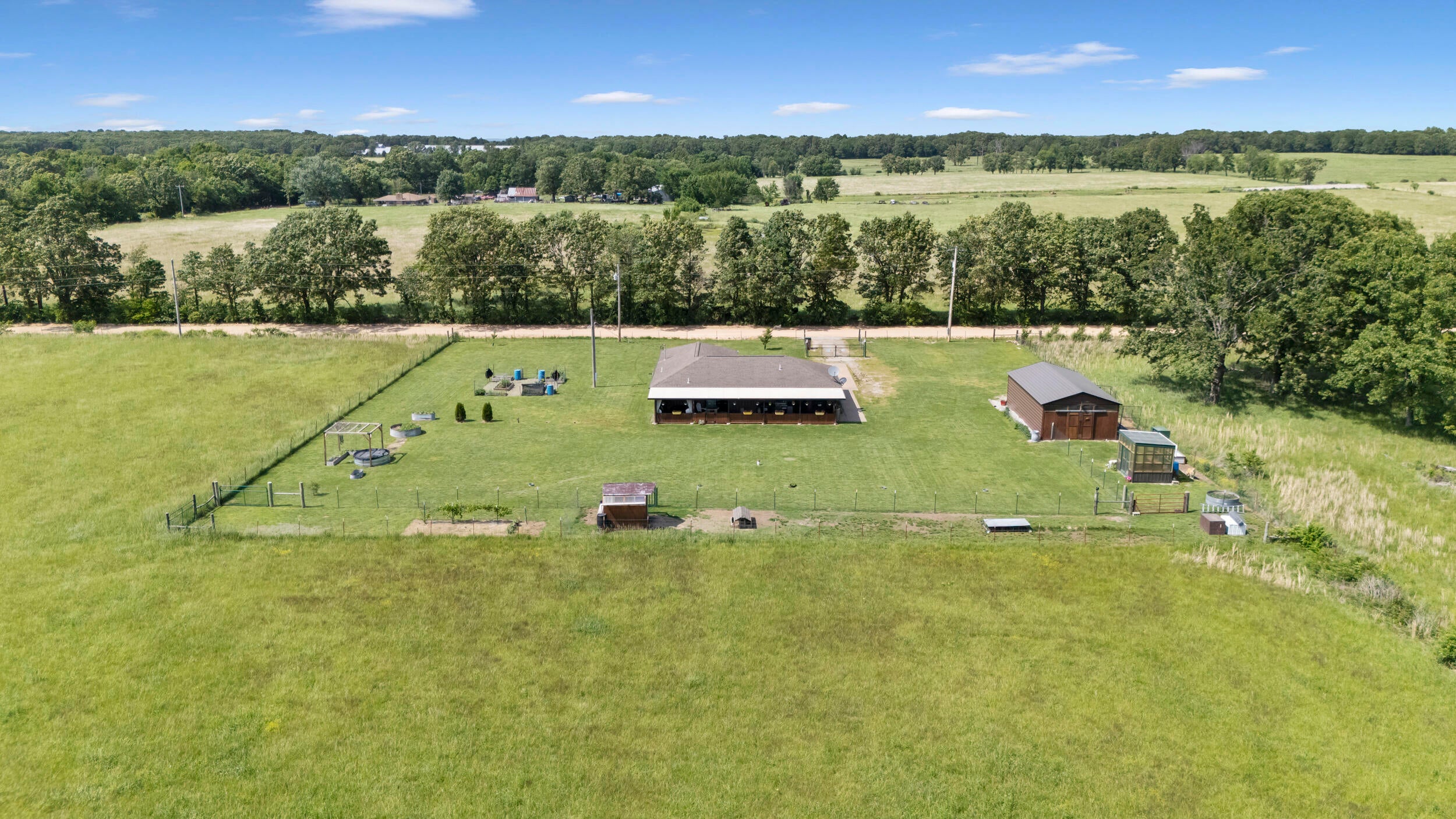 67251 East 380 Road Jay, OK 74346 - Photo 34 of 45 Wide Aerial Property View