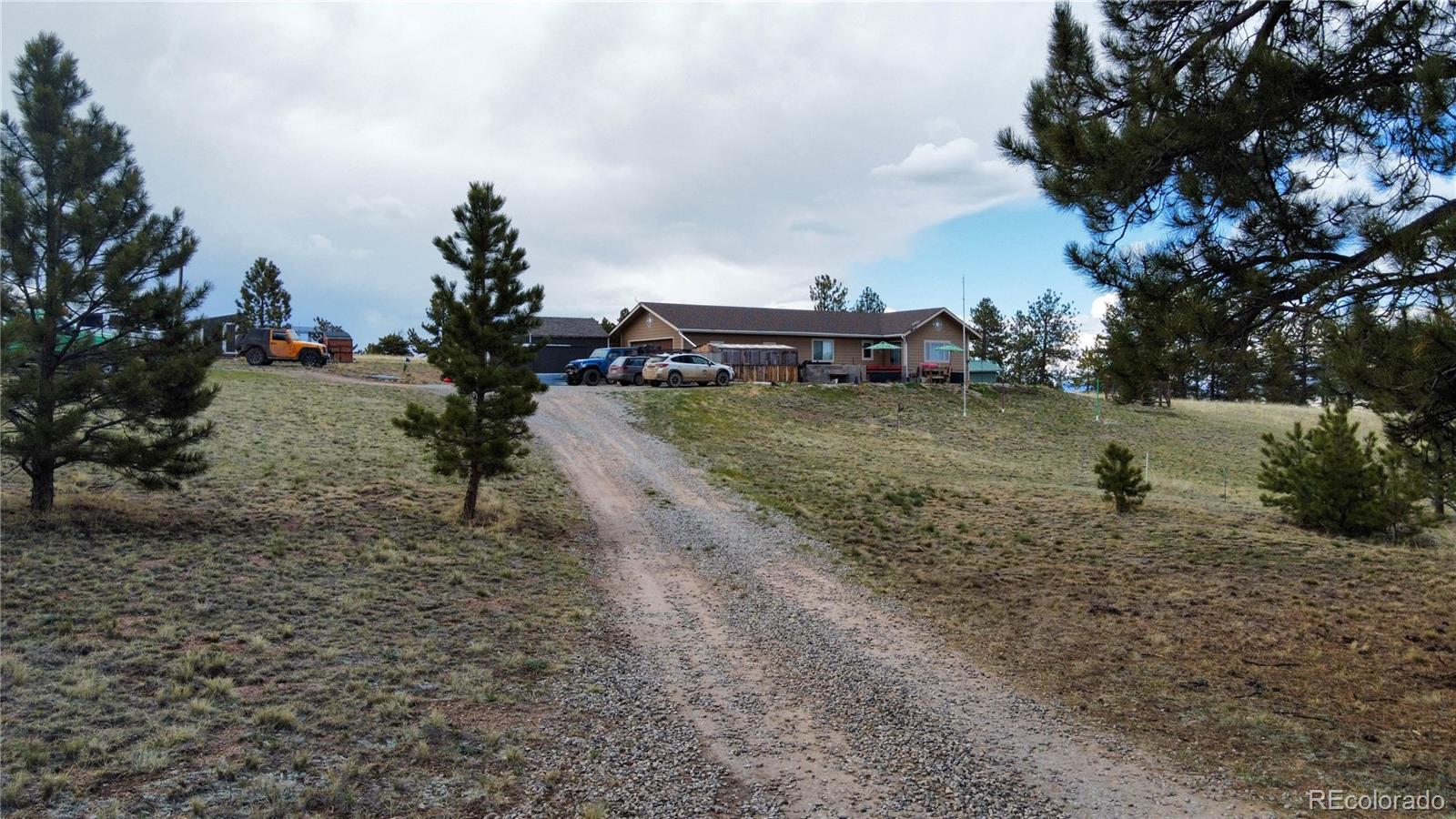 9473 Ranch Road Hartsel, CO 80449 - Photo 47 of 50 a view of a yard with an outdoor space