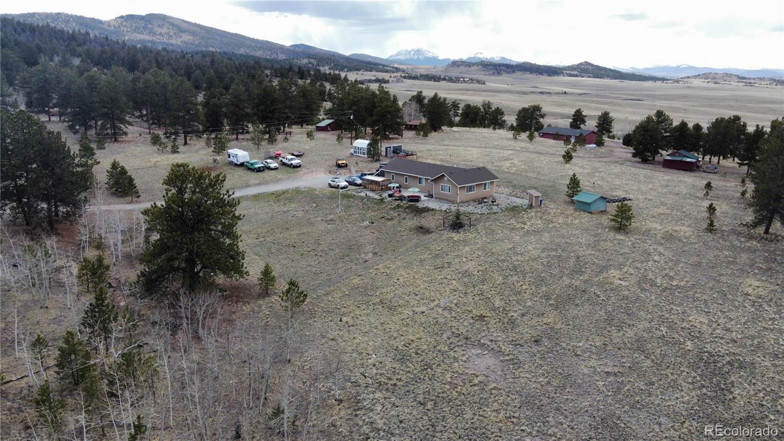 9473 Ranch Road Hartsel, CO 80449 - Photo 49 of 50 a view of a terrace with a yard